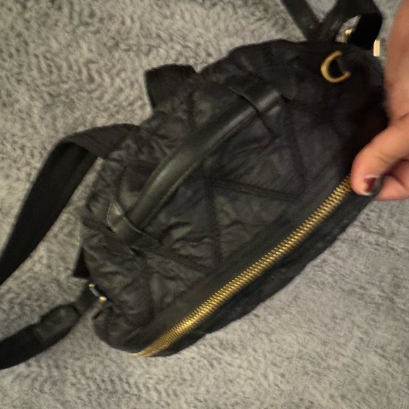 MOSCHINO Couture Black Quilted Nylon Backpack main image 8